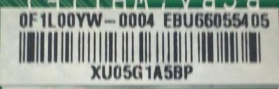 MAIN PARA LG 4K SMART TV RESOLUCION (3840X2160) / NUMERO DE PARTE EBU66055405 / 66055405 / EAX69083603 / DISPLAY HV430QUB-N4E / MODELO 43UN6950ZUA / 43UN6950ZUA.BUSFLJM - Imagen 3